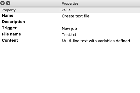 Create text file | Enfocus