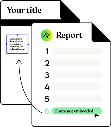 Gráfico de verificação de simulação de PDF